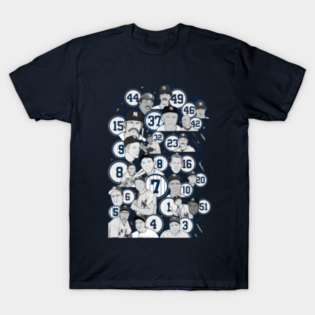 New York Yankee legends collage